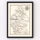 Vintage Map of Philmont Scout Ranch 1948