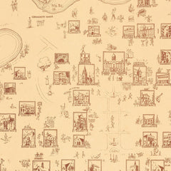 Vintage Map of University of Notre Dame, 1938