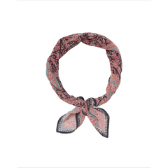 Patterned scarf on a white background