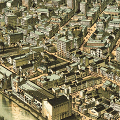 Vintage Map of Pittsburgh, Pennsylvania 1902