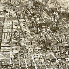 Vintage Map of Cincinnati, Ohio 1900