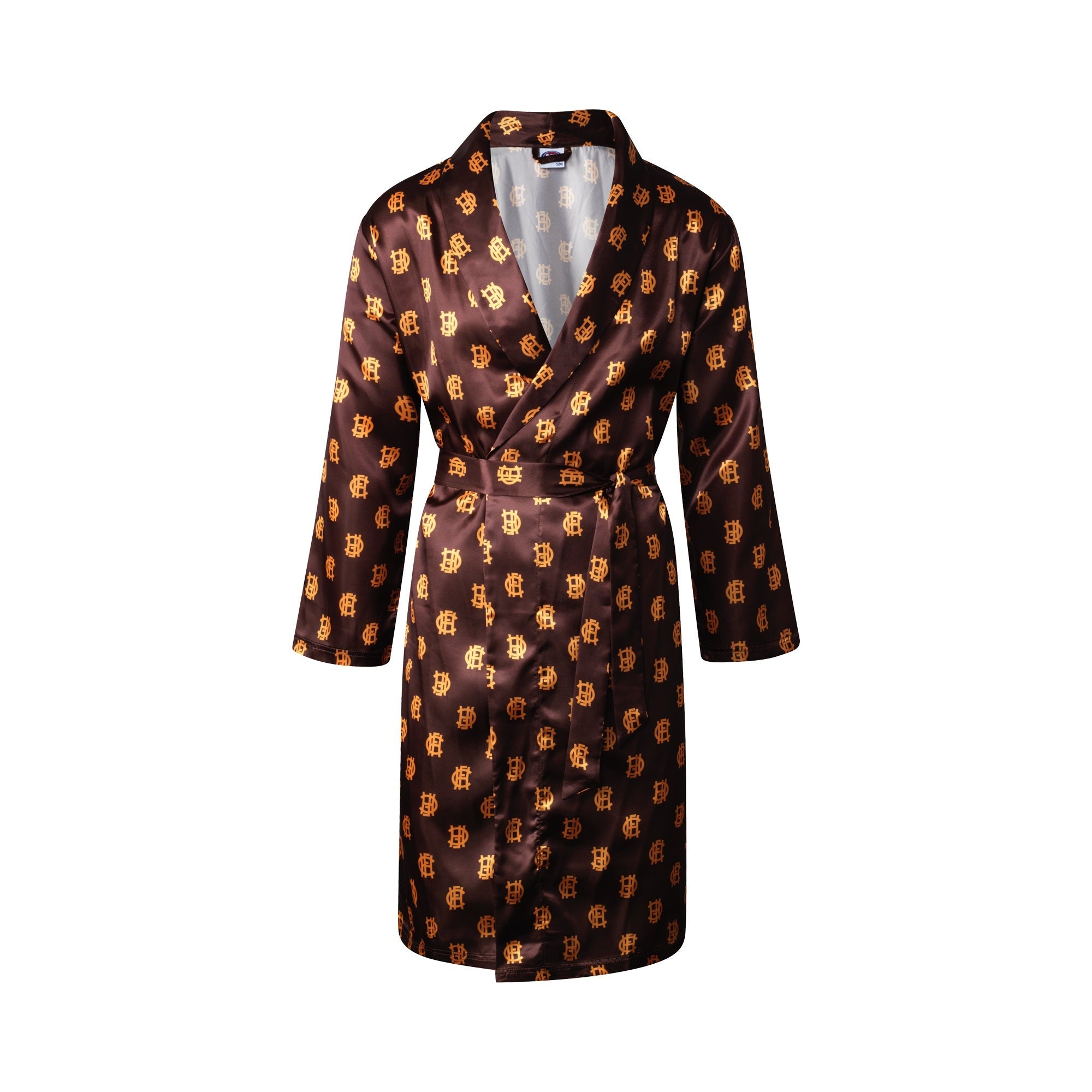 Hawthorn Hawks Adults Satin Robe Gown Sleepwear